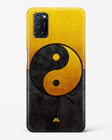 Yin Yang in Gold Hard Case Phone Cover-(Oppo)