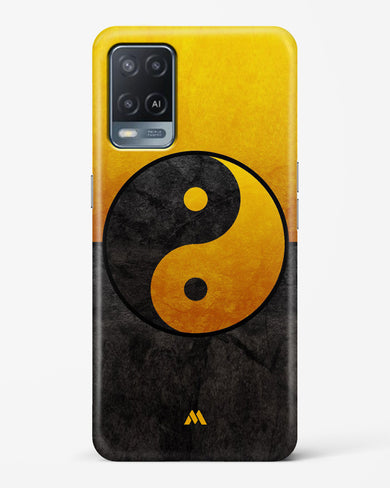 Yin Yang in Gold Hard Case Phone Cover-(Oppo)