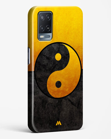 Yin Yang in Gold Hard Case Phone Cover-(Oppo)