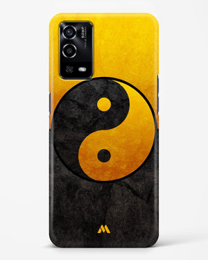 Yin Yang in Gold Hard Case Phone Cover (Oppo)