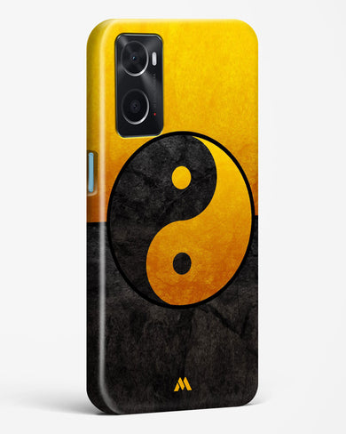 Yin Yang in Gold Hard Case Phone Cover-(Oppo)