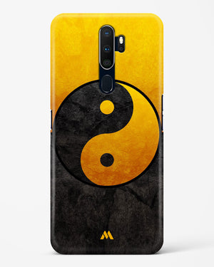 Yin Yang in Gold Hard Case Phone Cover-(Oppo)