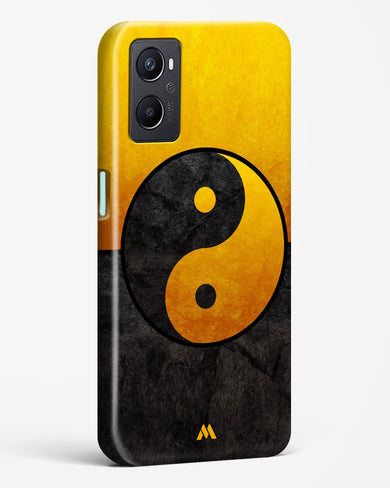Yin Yang in Gold Hard Case Phone Cover (Oppo)