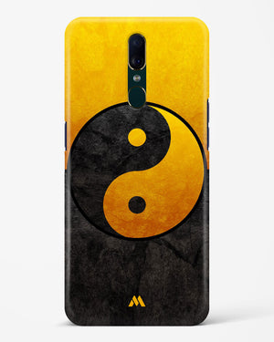 Yin Yang in Gold Hard Case Phone Cover (Oppo)