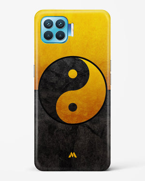 Yin Yang in Gold Hard Case Phone Cover-(Oppo)