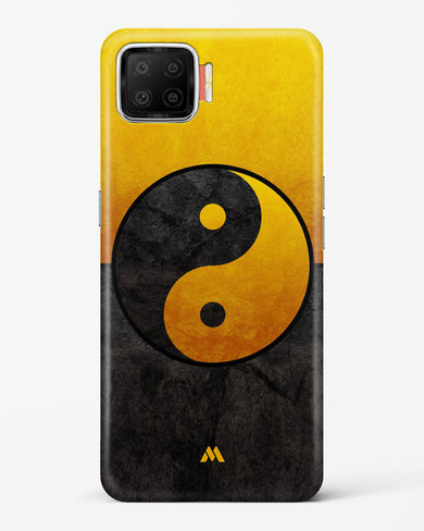 Yin Yang in Gold Hard Case Phone Cover-(Oppo)