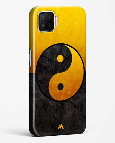 Yin Yang in Gold Hard Case Phone Cover-(Oppo)