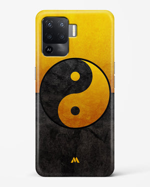 Yin Yang in Gold Hard Case Phone Cover-(Oppo)