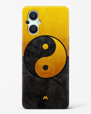 Yin Yang in Gold Hard Case Phone Cover-(Oppo)