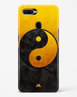 Yin Yang in Gold Hard Case Phone Cover-(Oppo)