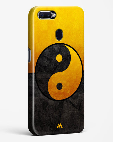 Yin Yang in Gold Hard Case Phone Cover-(Oppo)