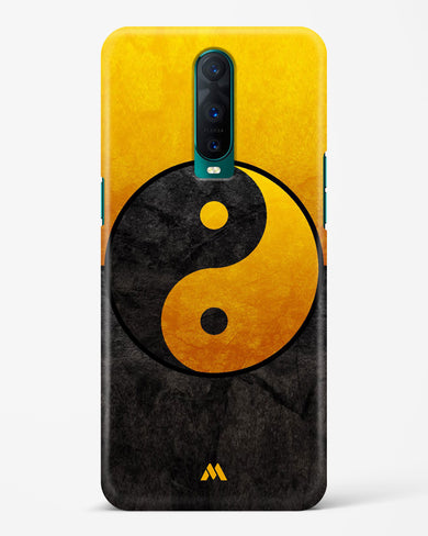 Yin Yang in Gold Hard Case Phone Cover-(Oppo)