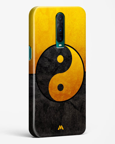 Yin Yang in Gold Hard Case Phone Cover-(Oppo)