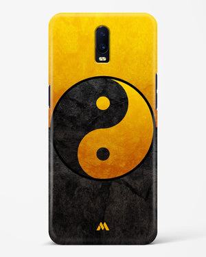 Yin Yang in Gold Hard Case Phone Cover-(Oppo)