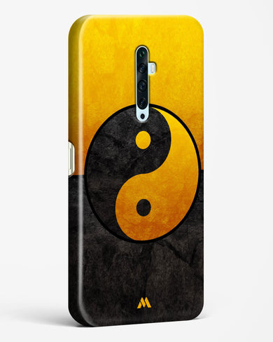 Yin Yang in Gold Hard Case Phone Cover-(Oppo)