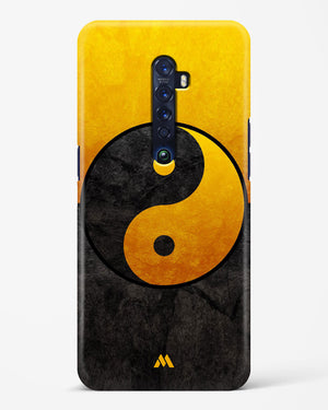 Yin Yang in Gold Hard Case Phone Cover-(Oppo)