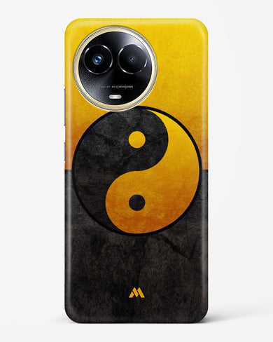 Yin Yang in Gold Hard Case Phone Cover-(Realme)