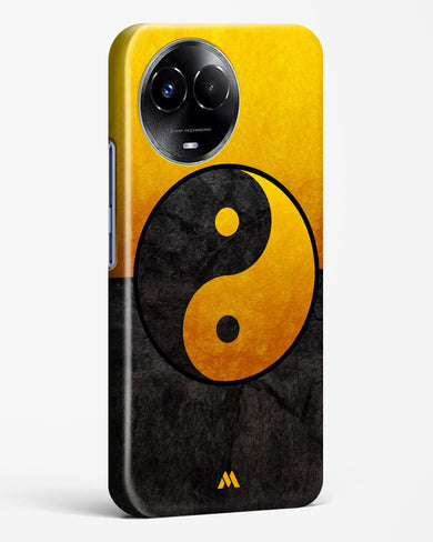 Yin Yang in Gold Hard Case Phone Cover-(Realme)