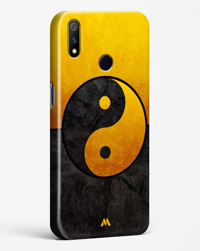 Yin Yang in Gold Hard Case Phone Cover-(Realme)