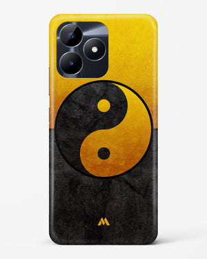 Yin Yang in Gold Hard Case Phone Cover (Realme)