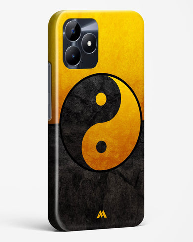 Yin Yang in Gold Hard Case Phone Cover-(Realme)