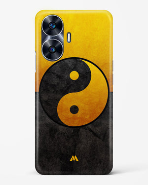 Yin Yang in Gold Hard Case Phone Cover (Realme)