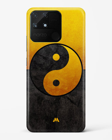 Yin Yang in Gold Hard Case Phone Cover-(Realme)