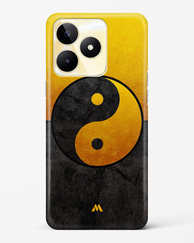 Yin Yang in Gold Hard Case Phone Cover-(Realme)