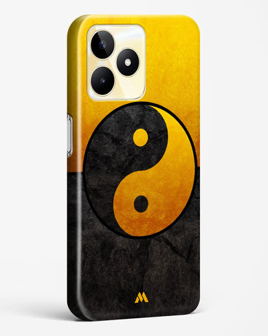 Yin Yang in Gold Hard Case Phone Cover-(Realme)