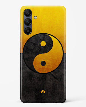 Yin Yang in Gold Hard Case Phone Cover (Samsung)