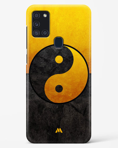 Yin Yang in Gold Hard Case Phone Cover (Samsung)