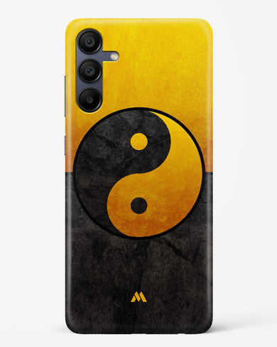 Yin Yang in Gold Hard Case Phone Cover (Samsung)