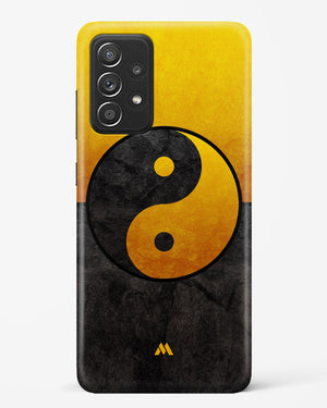 Yin Yang in Gold Hard Case Phone Cover (Samsung)