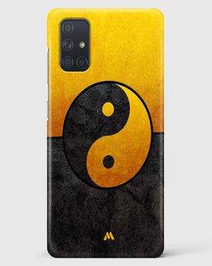 Yin Yang in Gold Hard Case Phone Cover (Samsung)