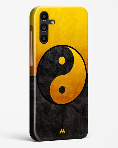 Yin Yang in Gold Hard Case Phone Cover (Samsung)
