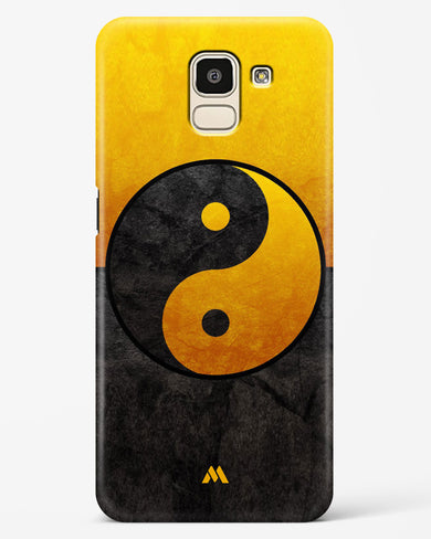 Yin Yang in Gold Hard Case Phone Cover (Samsung)