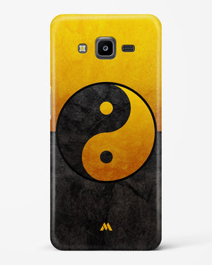 Yin Yang in Gold Hard Case Phone Cover (Samsung)