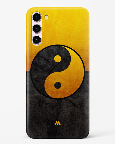 Yin Yang in Gold Hard Case Phone Cover-(Samsung)