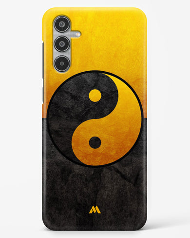Yin Yang in Gold Hard Case Phone Cover (Samsung)