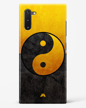 Yin Yang in Gold Hard Case Phone Cover (Samsung)