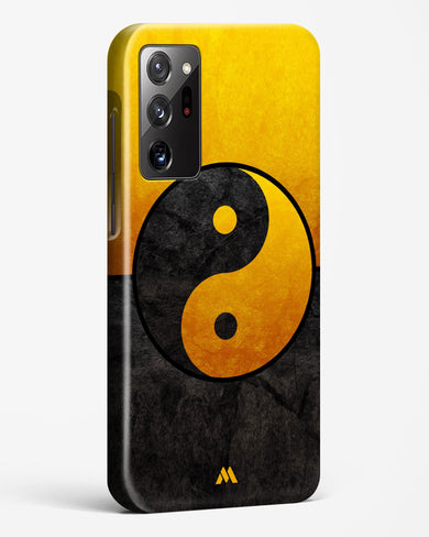 Yin Yang in Gold Hard Case Phone Cover-(Samsung)