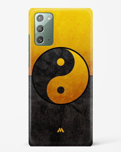 Yin Yang in Gold Hard Case Phone Cover-(Samsung)