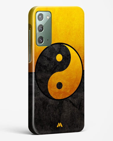 Yin Yang in Gold Hard Case Phone Cover-(Samsung)