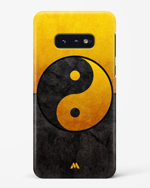 Yin Yang in Gold Hard Case Phone Cover (Samsung)