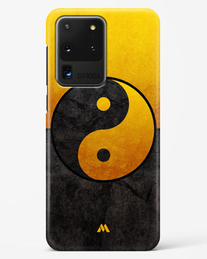Yin Yang in Gold Hard Case Phone Cover (Samsung)