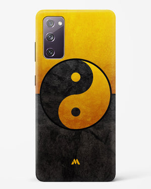 Yin Yang in Gold Hard Case Phone Cover-(Samsung)