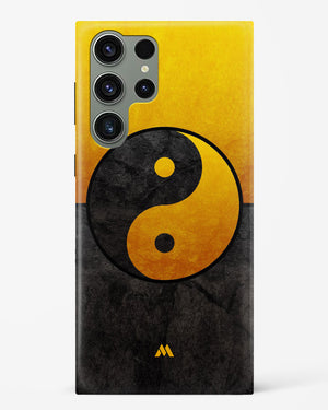 Yin Yang in Gold Hard Case Phone Cover (Samsung)
