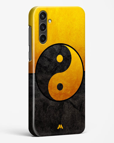 Yin Yang in Gold Hard Case Phone Cover-(Samsung)