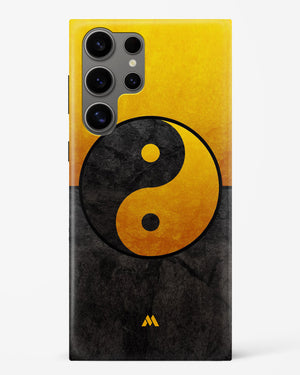 Yin Yang in Gold Hard Case Phone Cover (Samsung)