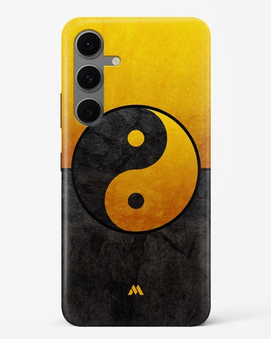 Yin Yang in Gold Hard Case Phone Cover (Samsung)